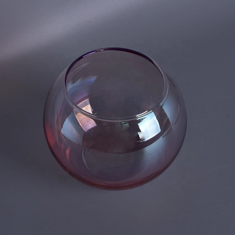 Transparent Glass Candle containers candle Holder home Decor wholesales