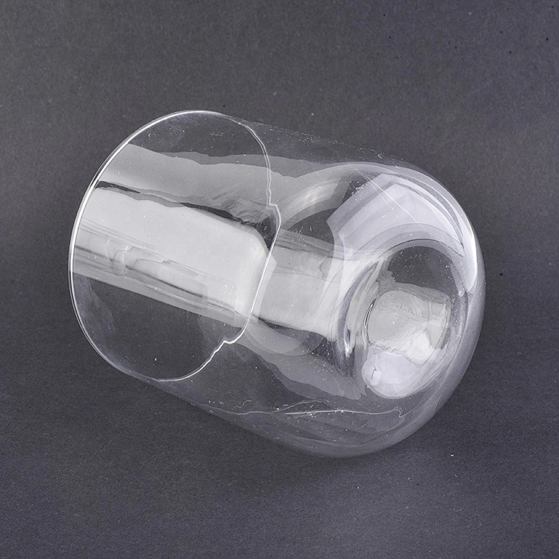 13oz Round Base Clear Glass Candle Jars Home Decor