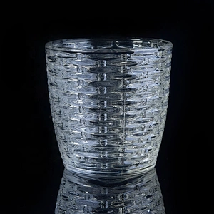 300ml Clear candle cup glass candle bottles home decoration
