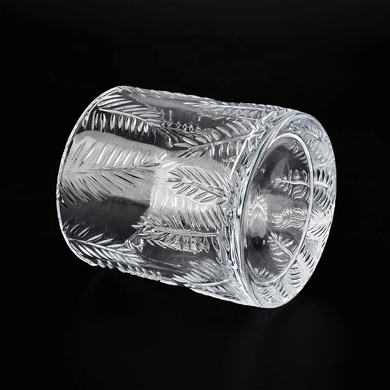 Transparent table glass candle cup tea light candle jar empty supply