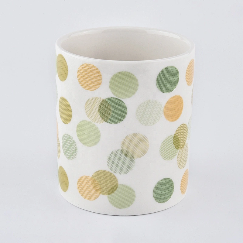 ceramic candle container for Mothers' Day