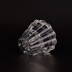Transparent candle jars glass candle holder wedding decoration supplier
