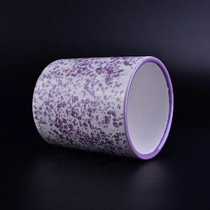 Sunny new design decorative ceramic candle container