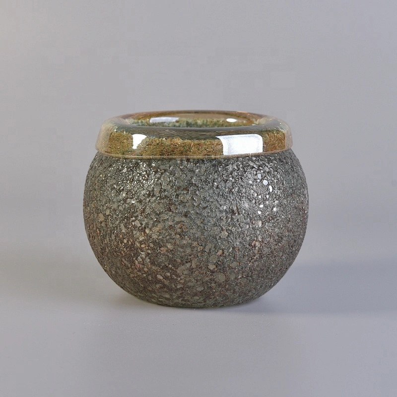 Factory price round tealight mercury candle glass jars