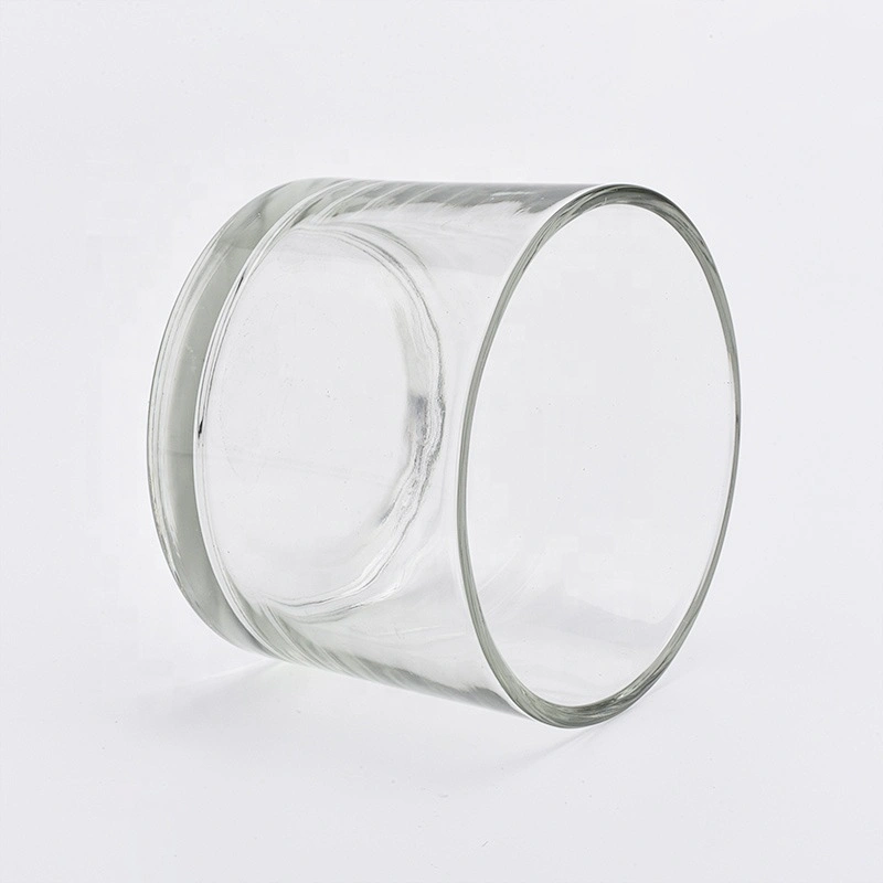 Short crystal glass candle  holders 351ml home decoration wholesale