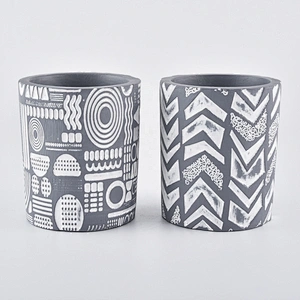 unique cement candle vessels wholesale