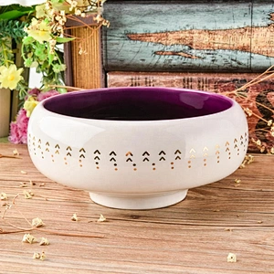 Award-winning design empty decorative ceramic votive candle holders
