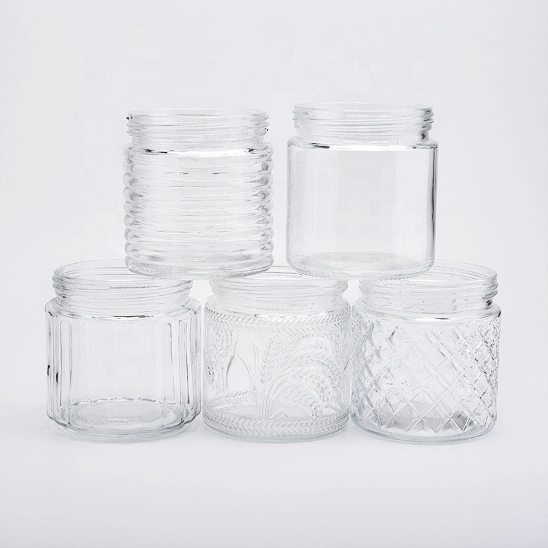 750ml Glass Candle Jars with Lids for Soy Wax Home Decor Wholesales