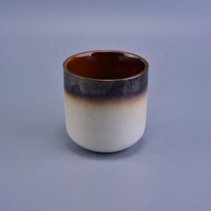 400ml Cylinder ceramic candle votive jar home decor