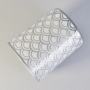 Hot selling silver custom finish cylinder candle glass holders