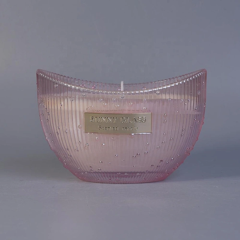 Sunny design luxury custom scented Glass Candle holder