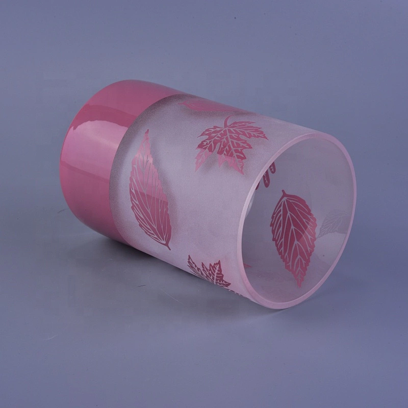 Wedding table pink luxury glass candle holder 6oz