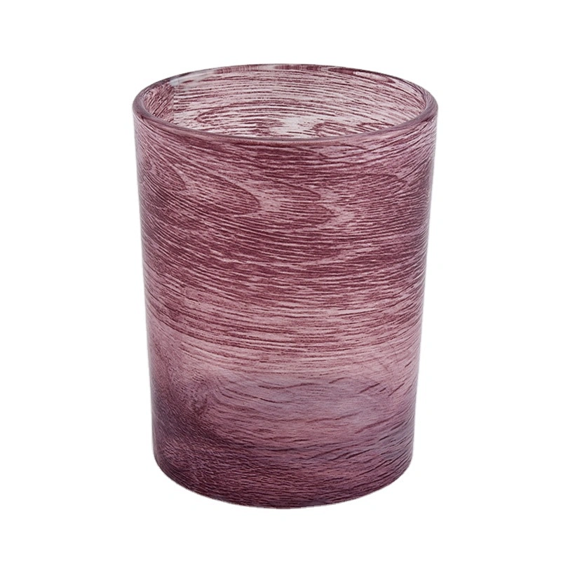 8oz 10oz 12oz Sunny scented empty glass candle holder customized
