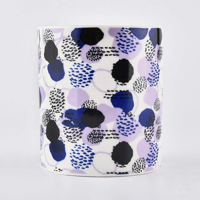 ceramic candle jars with 10oz candle filling