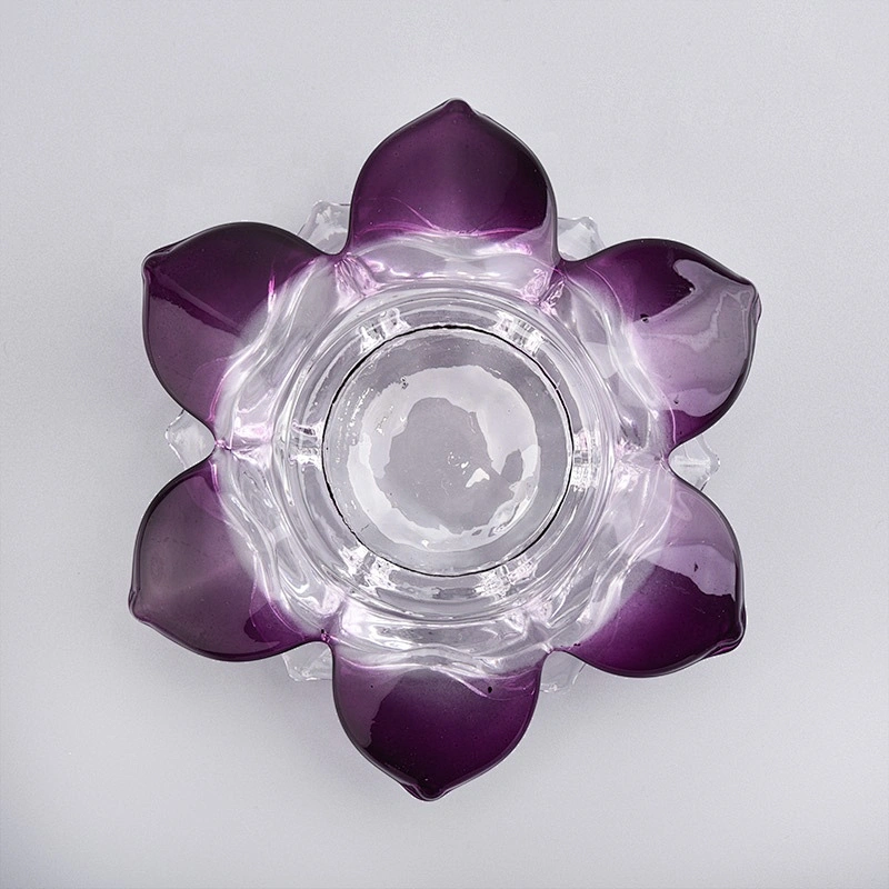 Lotus Glass Votive Candle Holders Home Decor Pieces Wholesales