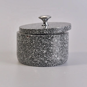 Vintage ceramic candle holder decorative with lid wholesales