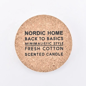 logo printing round wooden lid for candle jar wholesales