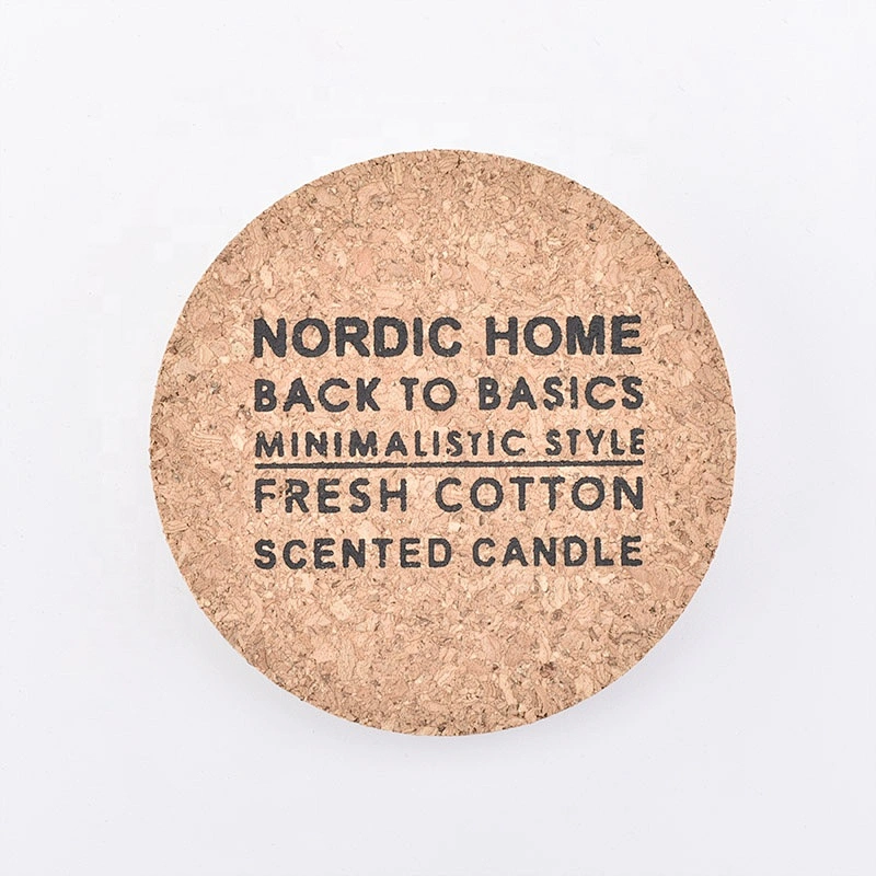 logo printing round wooden lid for candle jar wholesales