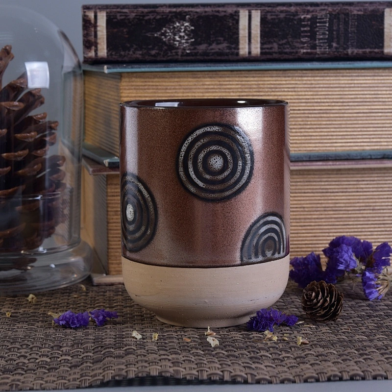 Personalized handmade porcelain ceramic candle containers tealight scented candle holders making supplies