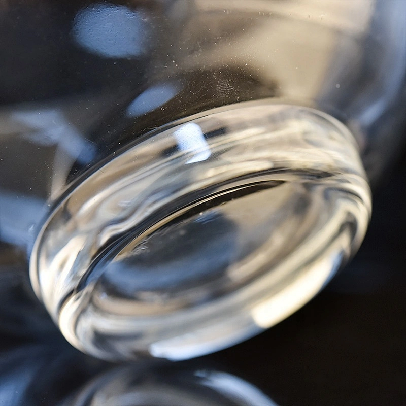 Supply Unique Glass Candle Bowl Glass Candle Holder for Soy Wax Home Decor