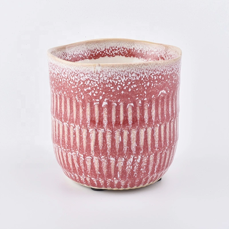 400ml pink ceramic candle jar scented candle tumbler party decor