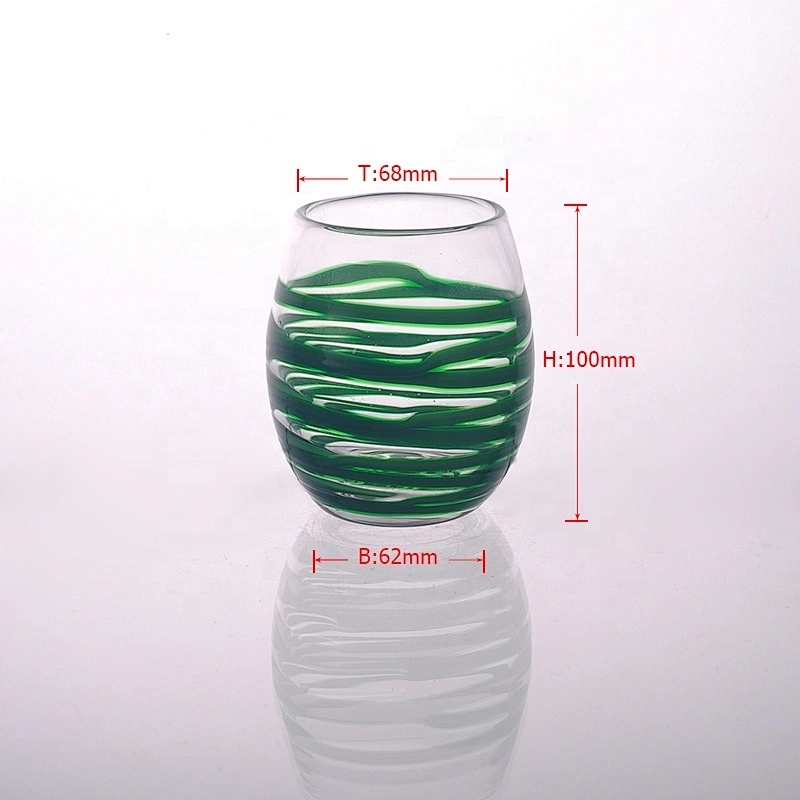 Wholesale crystal luxury glass candle jar 6oz 8oz