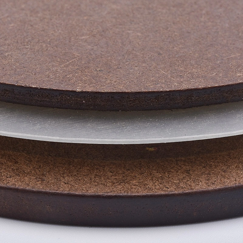 Brown wood lid for candle holder wholesales