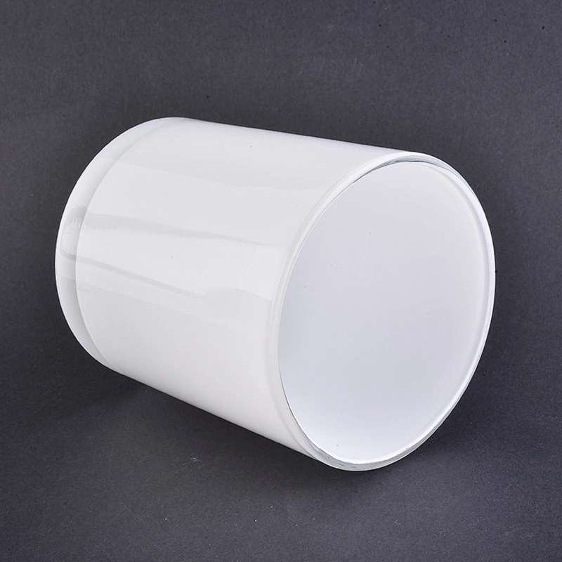 white glass votive candle holder cylinder candle container