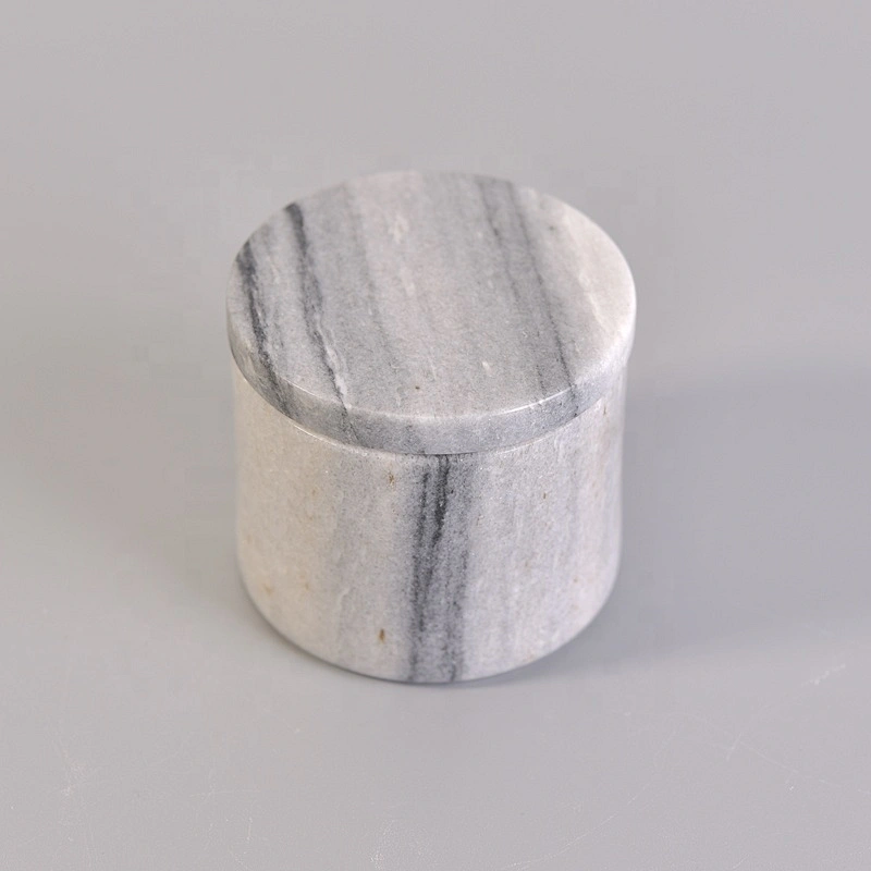 Round ceramic candle holder decorative with lid wholesales