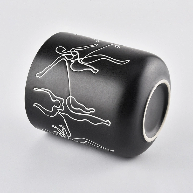 customized ceramic candle jars for luxury market