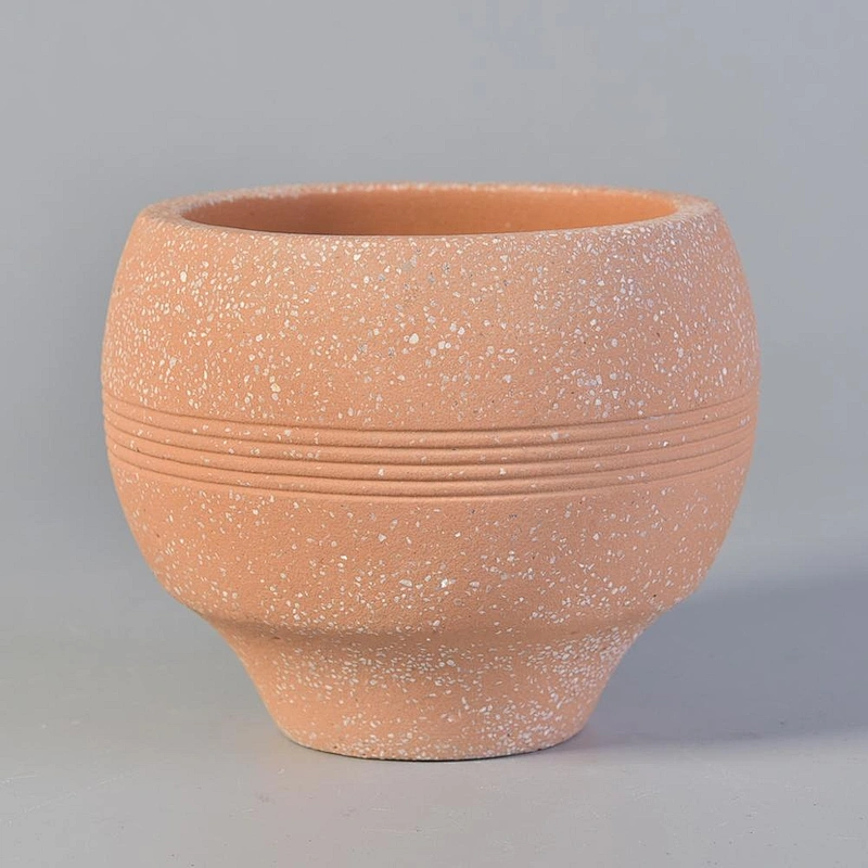 Wholesales Empty custom color candle cement jars home decoration