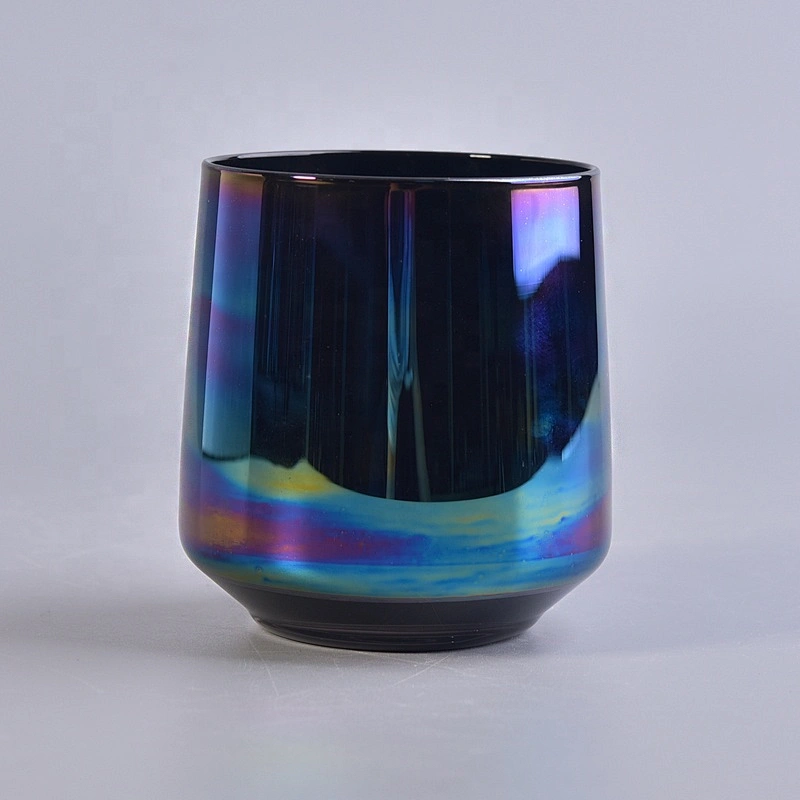 Electroplating Glass Candle container custom candle tumbler home Decor suppliers