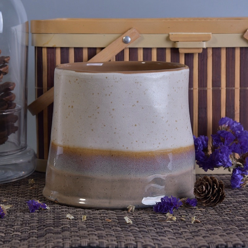 Empty handmade ceramic candle jars votive scented candle holders wedding occasion wholesales