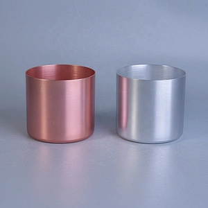 12oz Matte Metal Candle Holders Aluminum Candle Jar for Soy Wax Home Decor