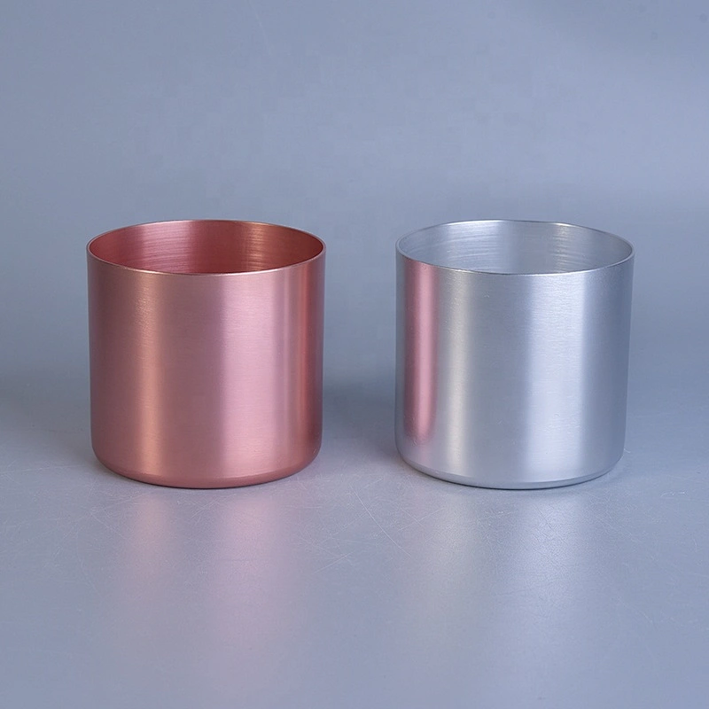 12oz Matte Metal Candle Holders Aluminum Candle Jar for Soy Wax Home Decor