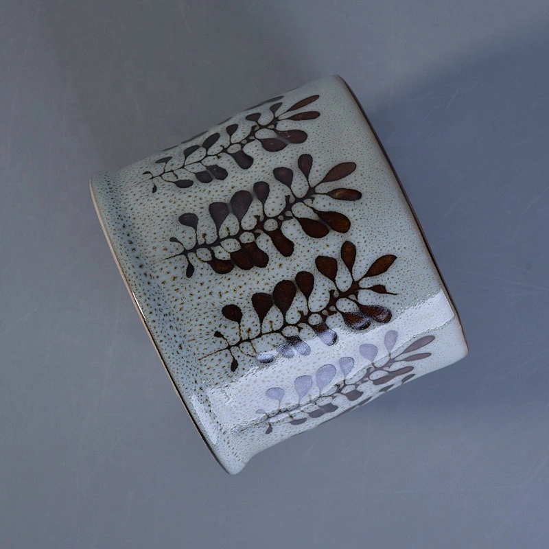 Luxury ceramic candle jars votive candle tin wedding centerpieces