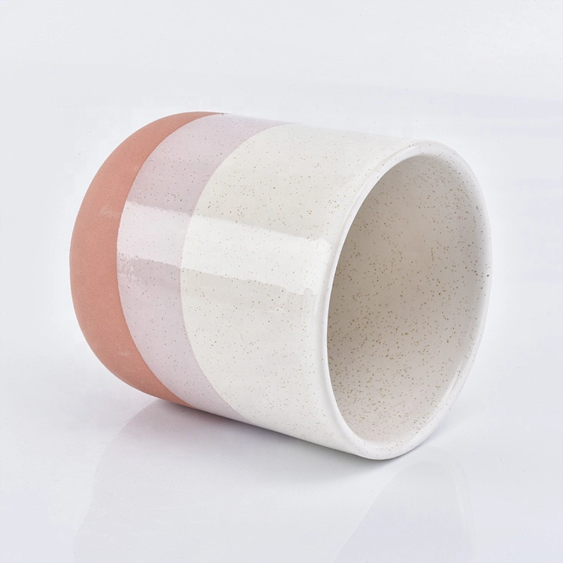 Colorful ceramic candle candlestick votive candle holder for home decor