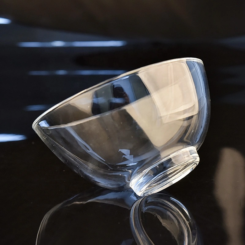 Supply Unique Glass Candle Bowl Glass Candle Holder for Soy Wax Home Decor