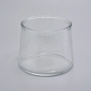 14oz glass pudding yogurt candle jar