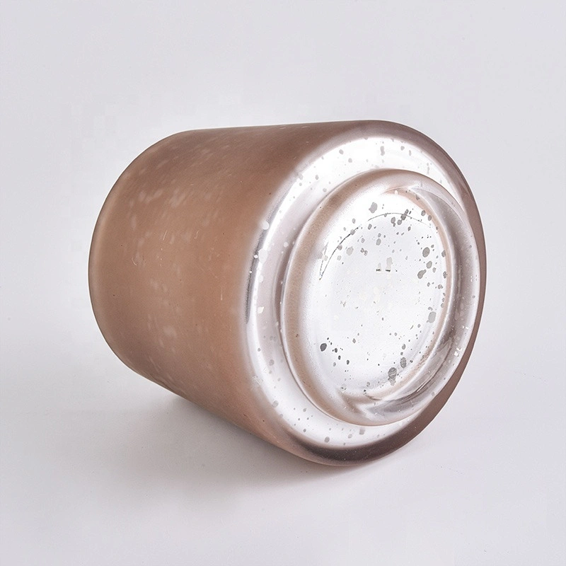 wholesale Christmas polygon candle jars home decoration glass candle holder