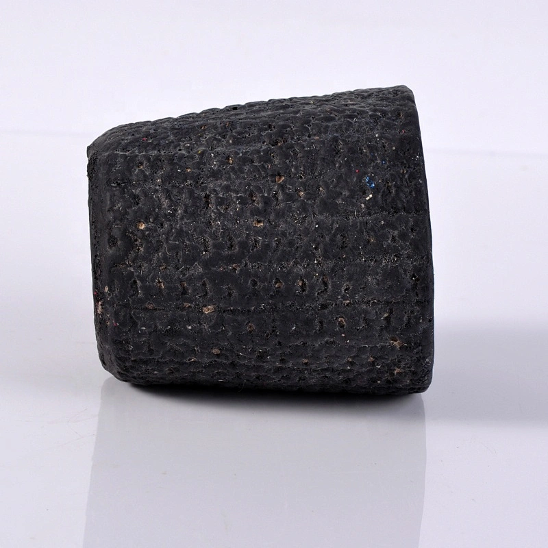 Hot sales Custom decorative grey black ceramic candle holder