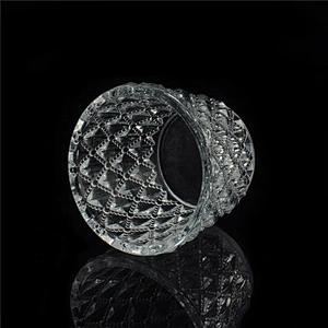 Wholesales tealight gold luxury candle glass tumbler