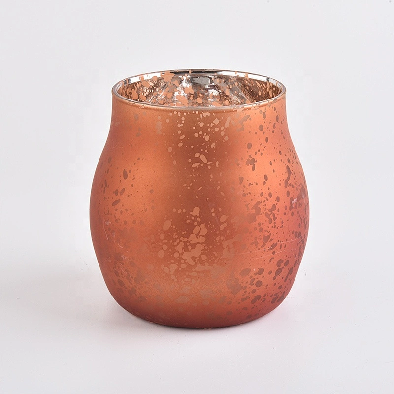 Hand made matte luxury candle glass holder containers 10oz 20oz