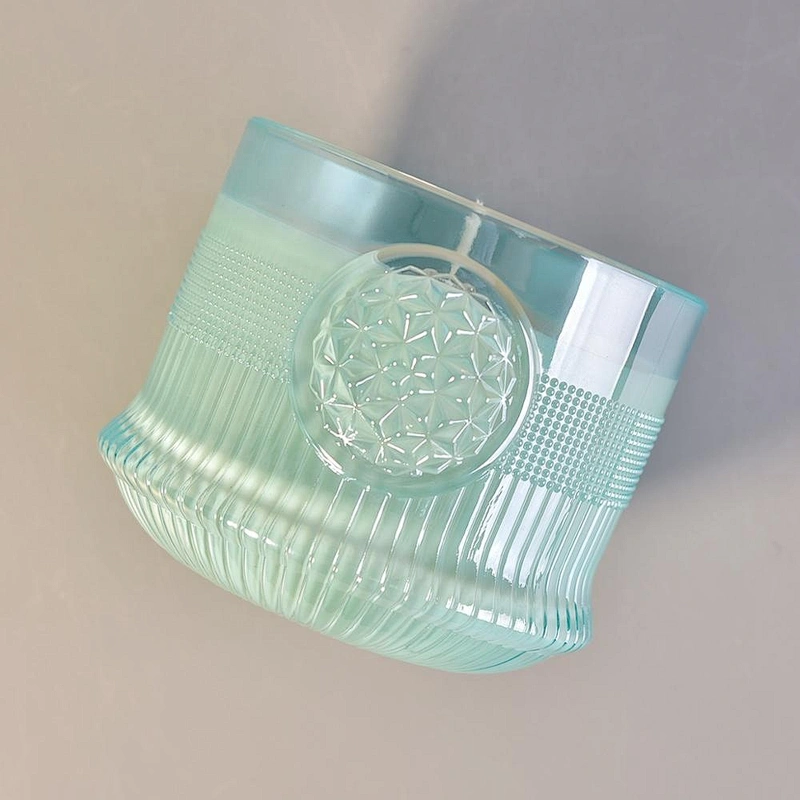 8oz New design Luxury customized crystal glass candle holder