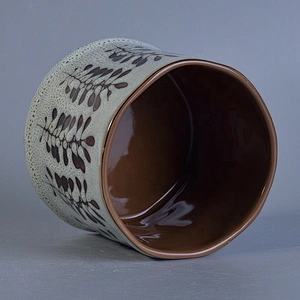 Luxury ceramic candle jars votive candle tin wedding centerpieces