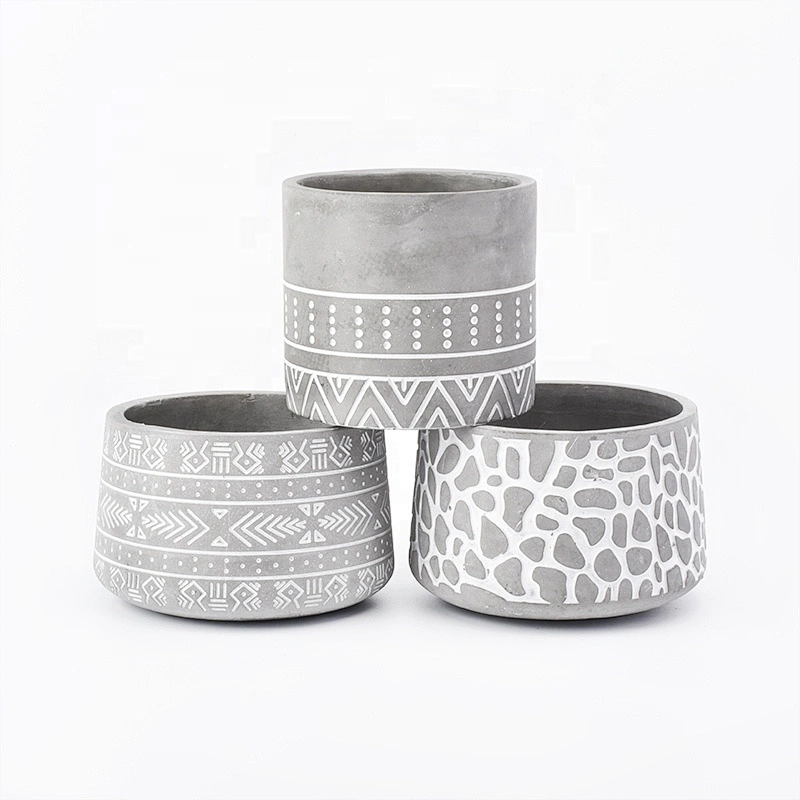 Customized round ceramic votive candle holder marble candle jar home decor in bulk
