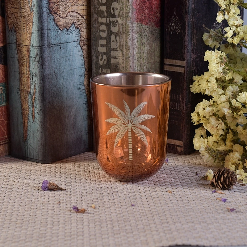 Wholesales candle container glass candle jars in bulk