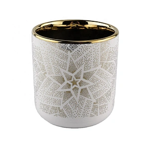 10oz ceramic candle holders with round bottom