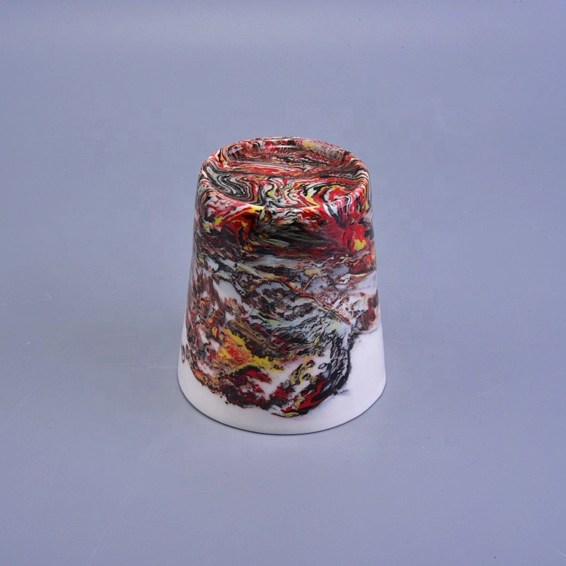 300ml Antique ceramic candle jar customized wholesales