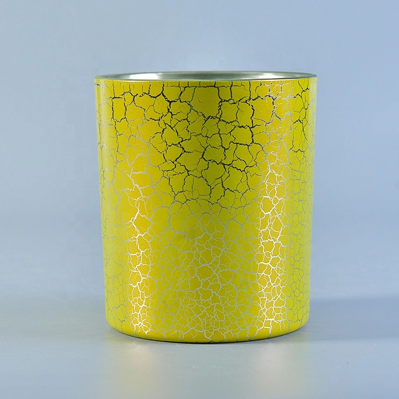 Luxury customized candle jar glass table candle stands wholesales